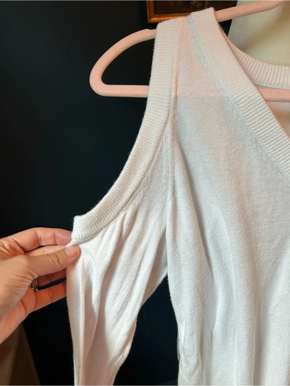 Michael Kors Cold Shoulder sweater